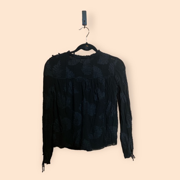 Wilfred Black Blouse | Size Small | Lace - Picture 2 of 3